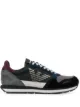 Image 1 of Emporio Armani low top contrast panel sneakers