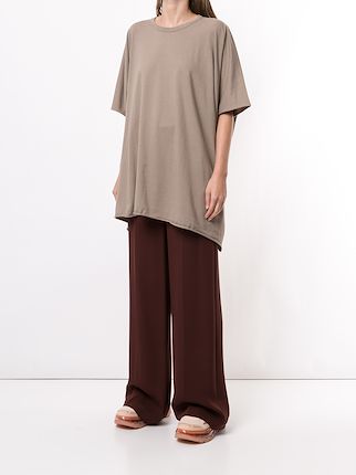 oversized asymmetric T-shirt展示图