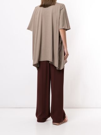 oversized asymmetric T-shirt展示图