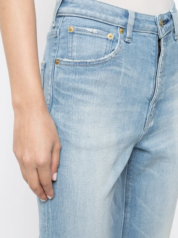 Tu es mon Tresor The Sapphire ストレートジーンズ Tu Es Mon Tresor The Sapphire straight-leg Jeans | Blue