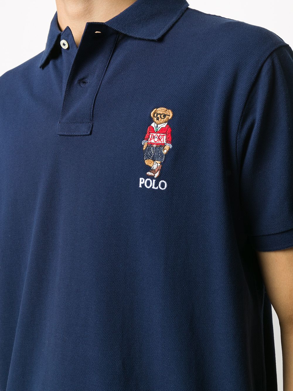 polo ralph lauren multi bear embroidered shirt