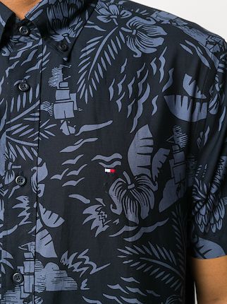 palm print short-sleeve shirt展示图