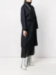 Fabiana Filippi contrasting collar belted cashmere coat