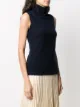 Fabiana Filippi slim-fit sleeveless cashmere top