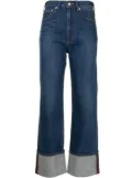 Tu es mon Tresor The Carnelian straight-leg jeans - Blue