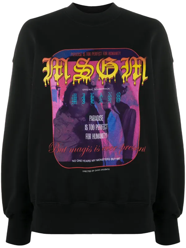 graphic print sweatshirt