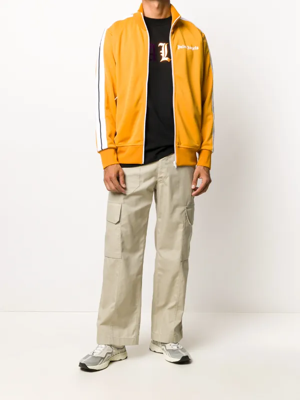 palm angels track jacket orange