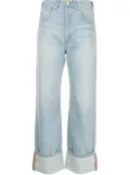 Tu es mon Tresor The Carnelian wide leg jeans - Blue