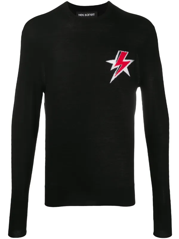 neil barrett lightning bolt jumper