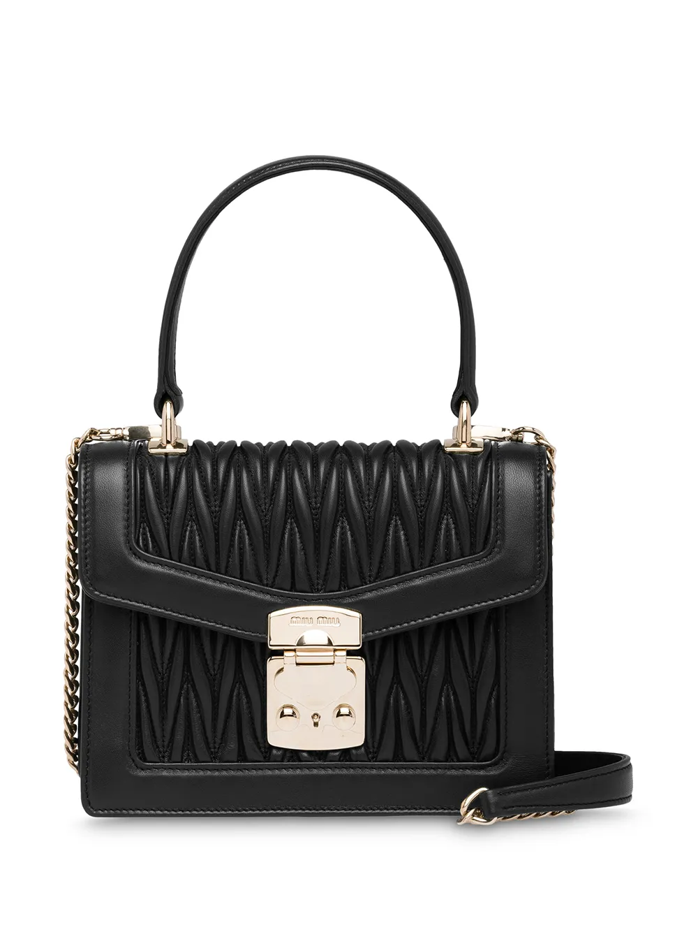 

Miu Miu tote Confidential - Negro