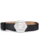 Image 1 of Philipp Plein hexagon logo belt