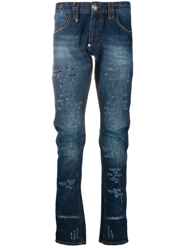 philipp plein jeans skull