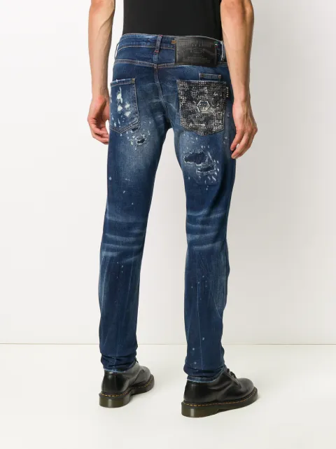 philipp plein ripped jeans