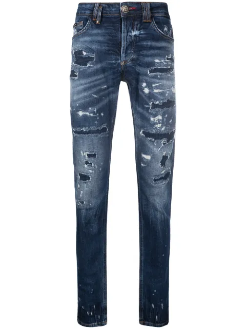 philipp plein ripped jeans