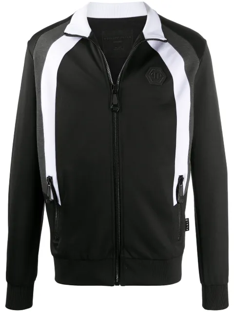 Philipp Plein skull logo track jacket