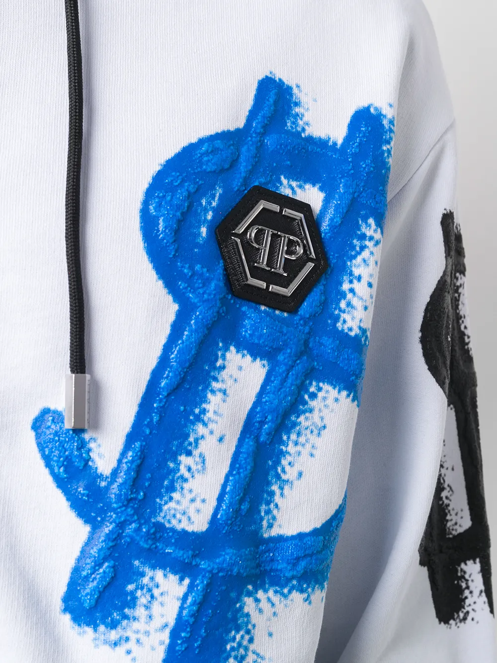 Philipp Plein Jack met capuchon Wit