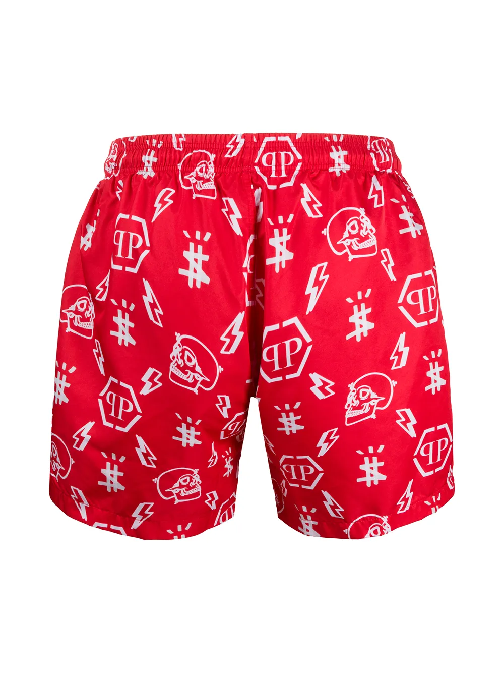 Image 2 of Philipp Plein monogram logo swim shorts