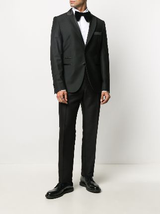 sequin animal-stripe tuxedo jacket展示图