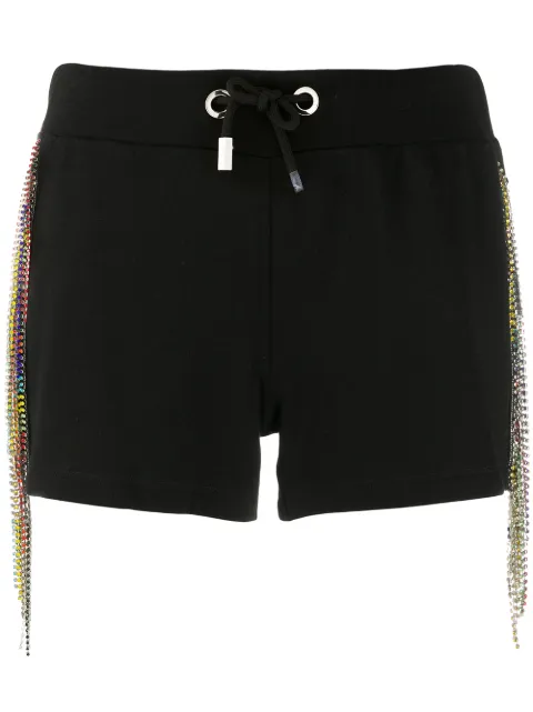 Philipp Plein shorts con cordones y logo