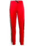 Philipp Plein crystal embellished jogging trousers - Red