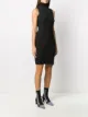 Philipp Plein ribbed-knit turtleneck dress