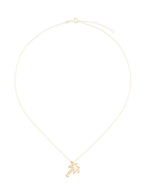 Aliita 9kt yellow gold Palmera Brilliante diamond necklace