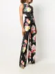 Philipp Plein Selene floral wide-leg jumpsuit
