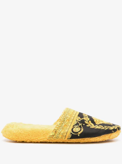 Versace I ♡ Baroque slippers