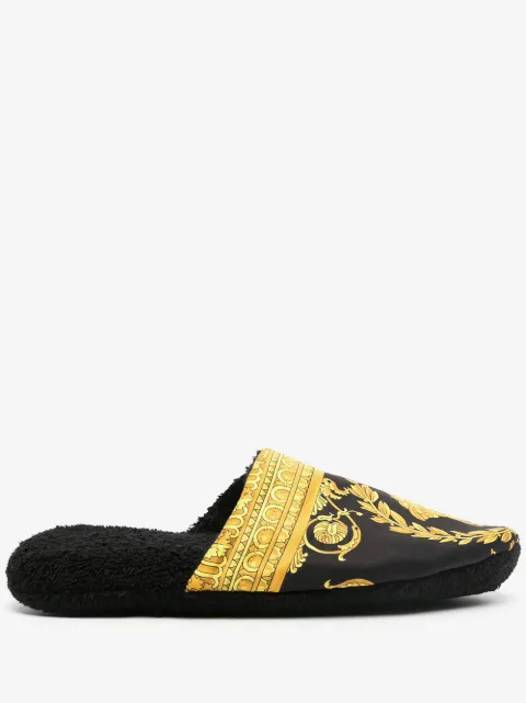 Versace I ♡ Baroque slippers