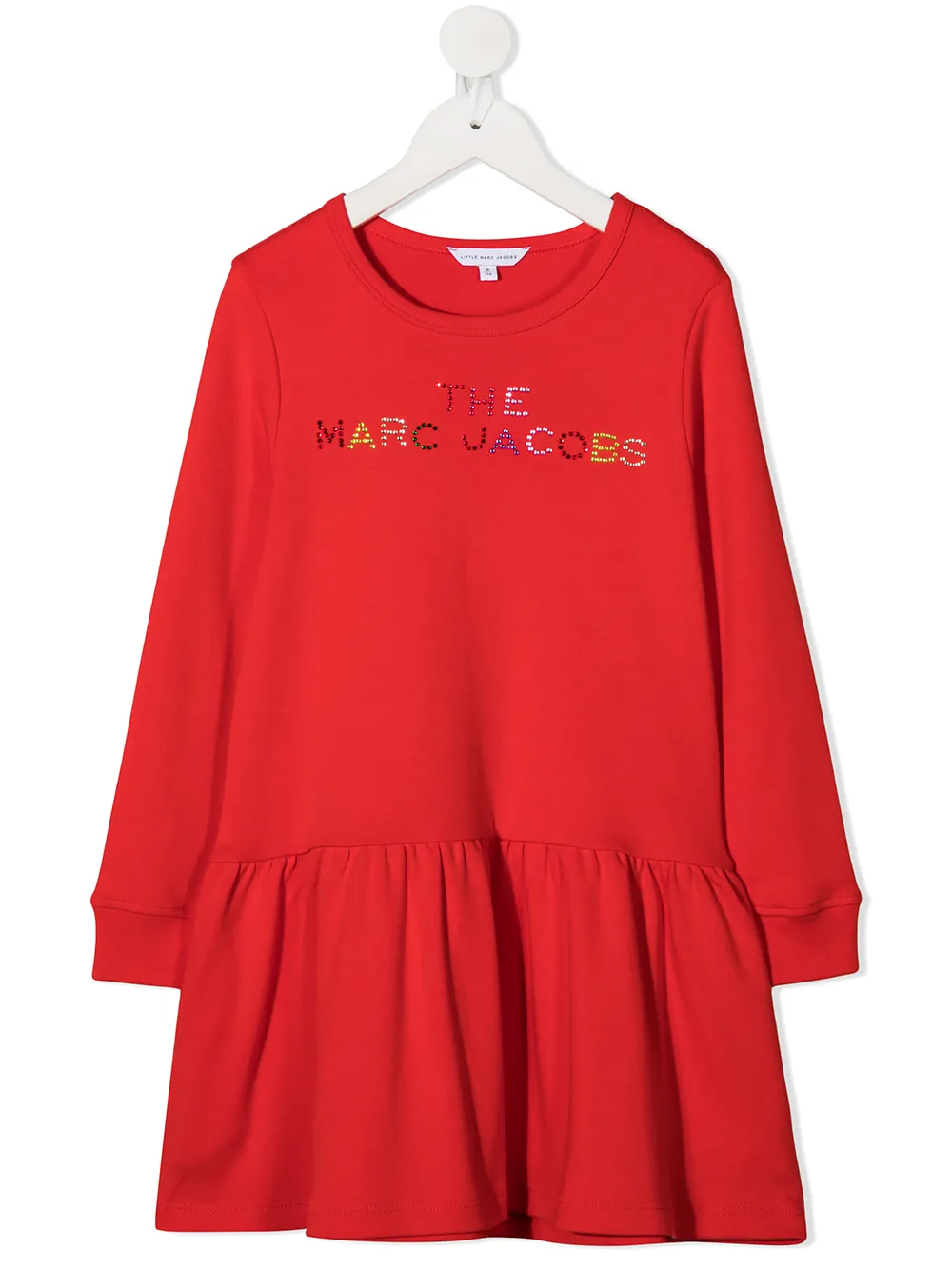 фото The marc jacobs kids платье-трапеция с логотипом