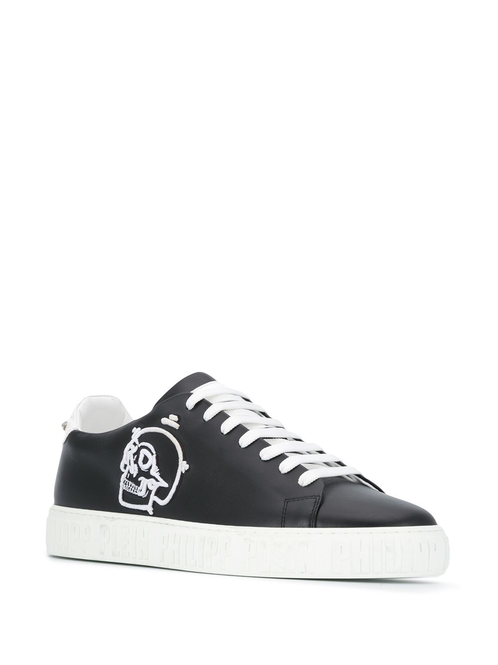 фото Philipp plein кеды с вышивкой skull