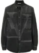 Image 1 of Valentino Deconstructed VLOGO denim shirt