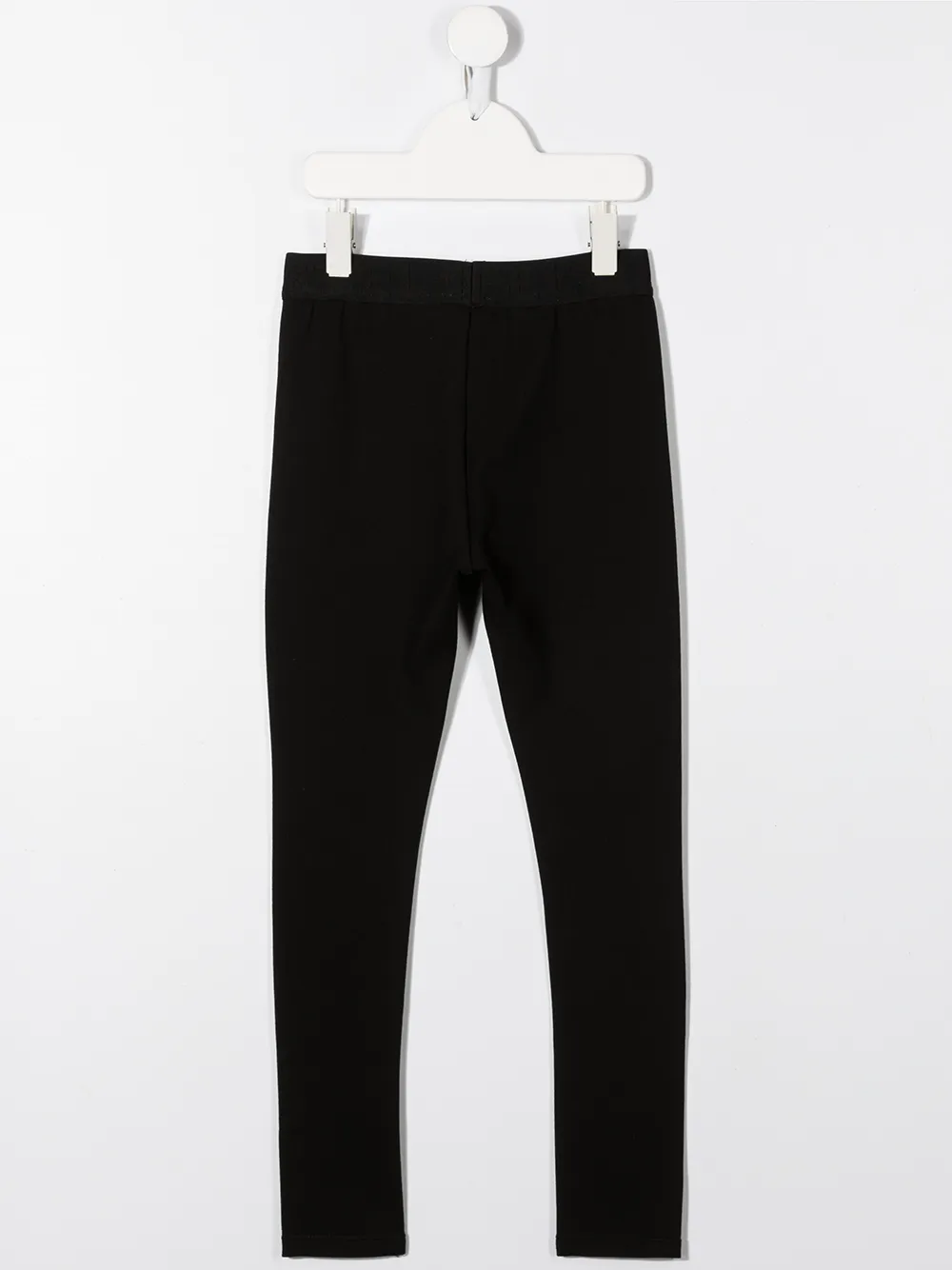 Karl Lagerfeld Kids Legging met logoprint - Zwart