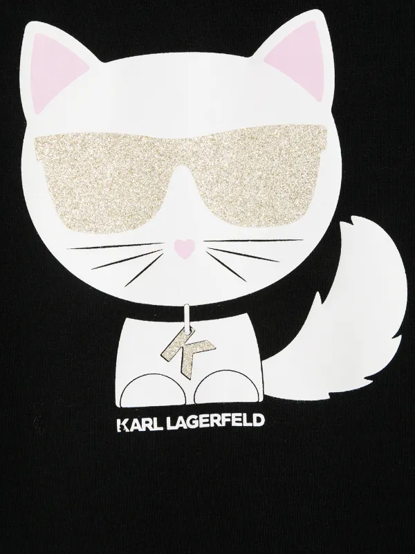 Karl Lagerfeld Kids Logo Graphic Print T Shirt Aw20 Farfetch Com