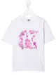 Image 1 of Karl Lagerfeld Kids flower logo T-shirt