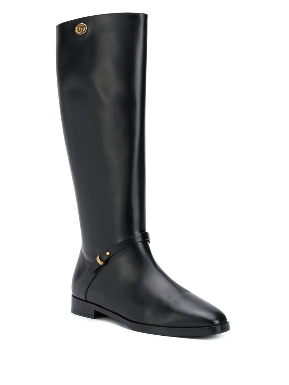 Gucci calf-length Leather Boots - Farfetch