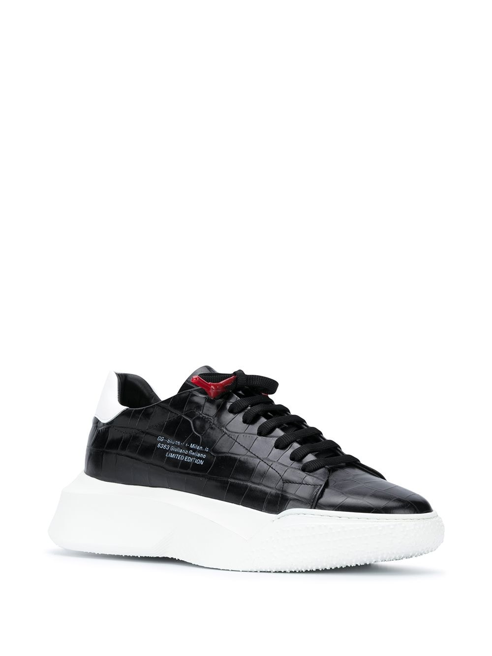 Giuliano Galiano crocodile-embossed Nemesis Sneakers - Farfetch