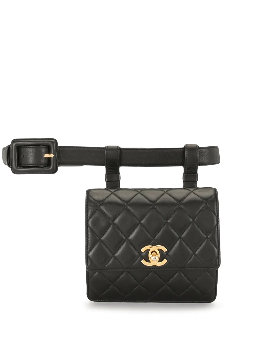 фото Chanel pre-owned стеганая поясная сумка 1995-го года