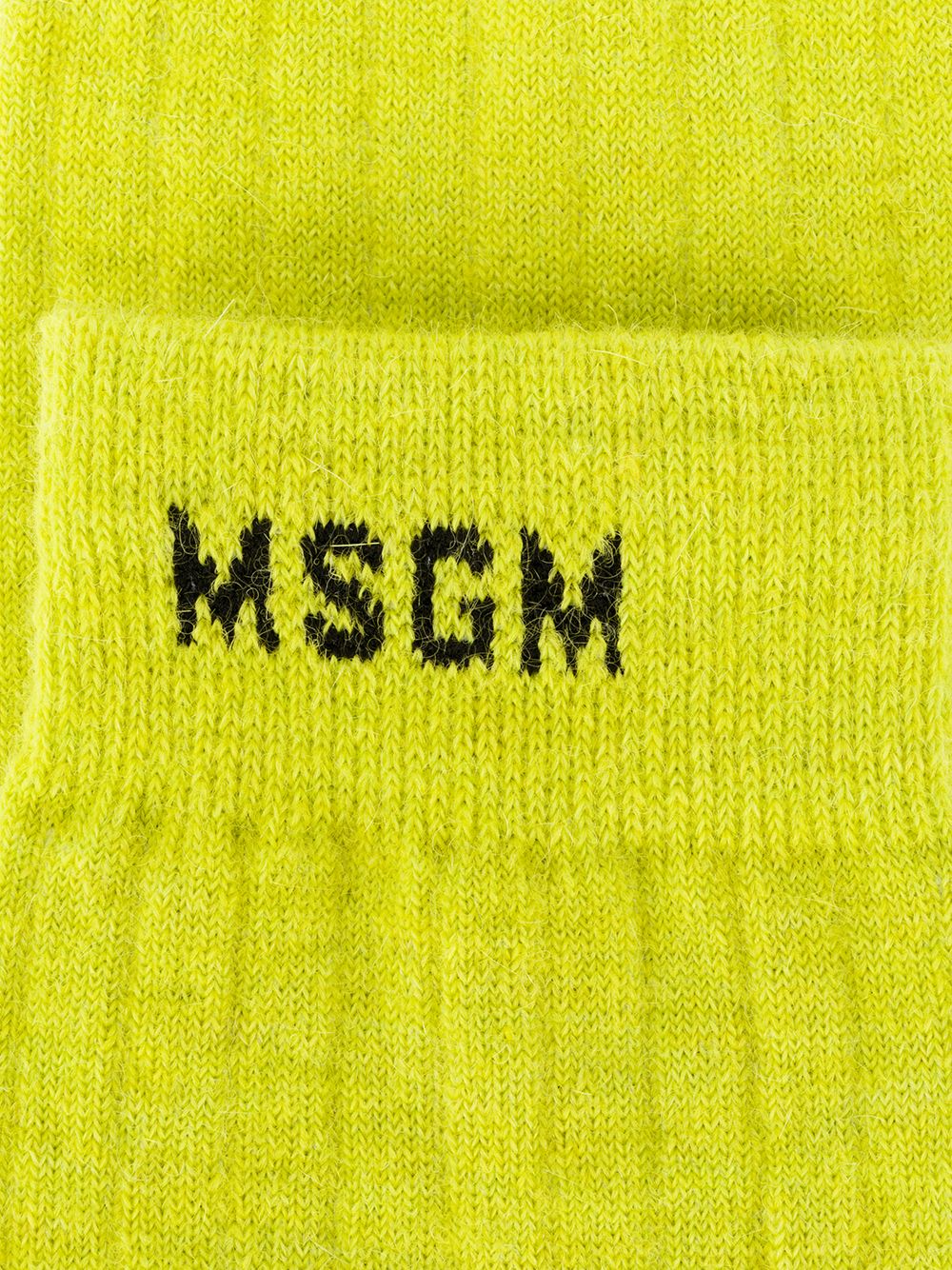 фото Msgm носки с логотипом вязки интарсия