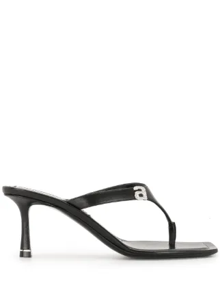 Alexander Wang Ivy Logo Sandals - Farfetch