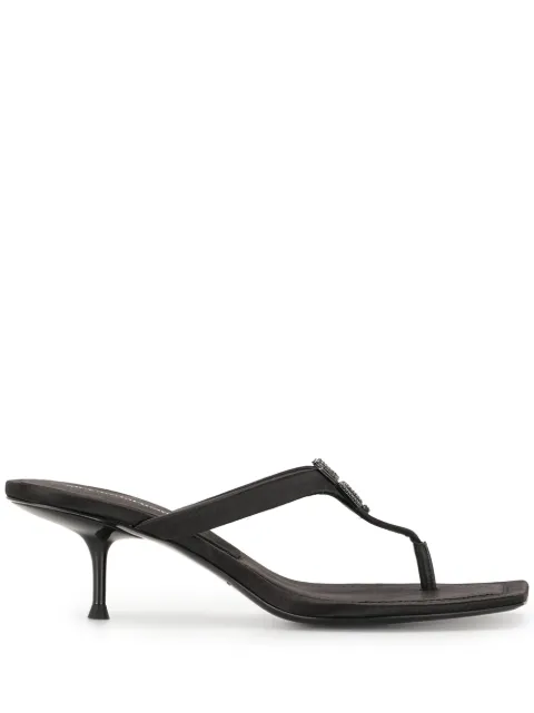 thong mule sandals