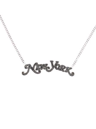 The Nameplate logo necklace展示图