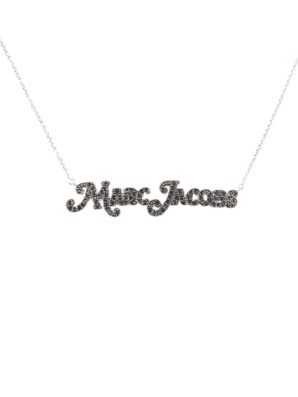 фото Marc jacobs колье the nameplate с логотипом