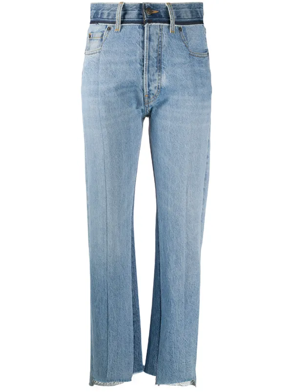 Maison Margiela Contrast Panel Jeans - Farfetch