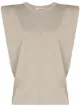 Image 1 of Frankie Shop Eva shoulder-pad T-shirt
