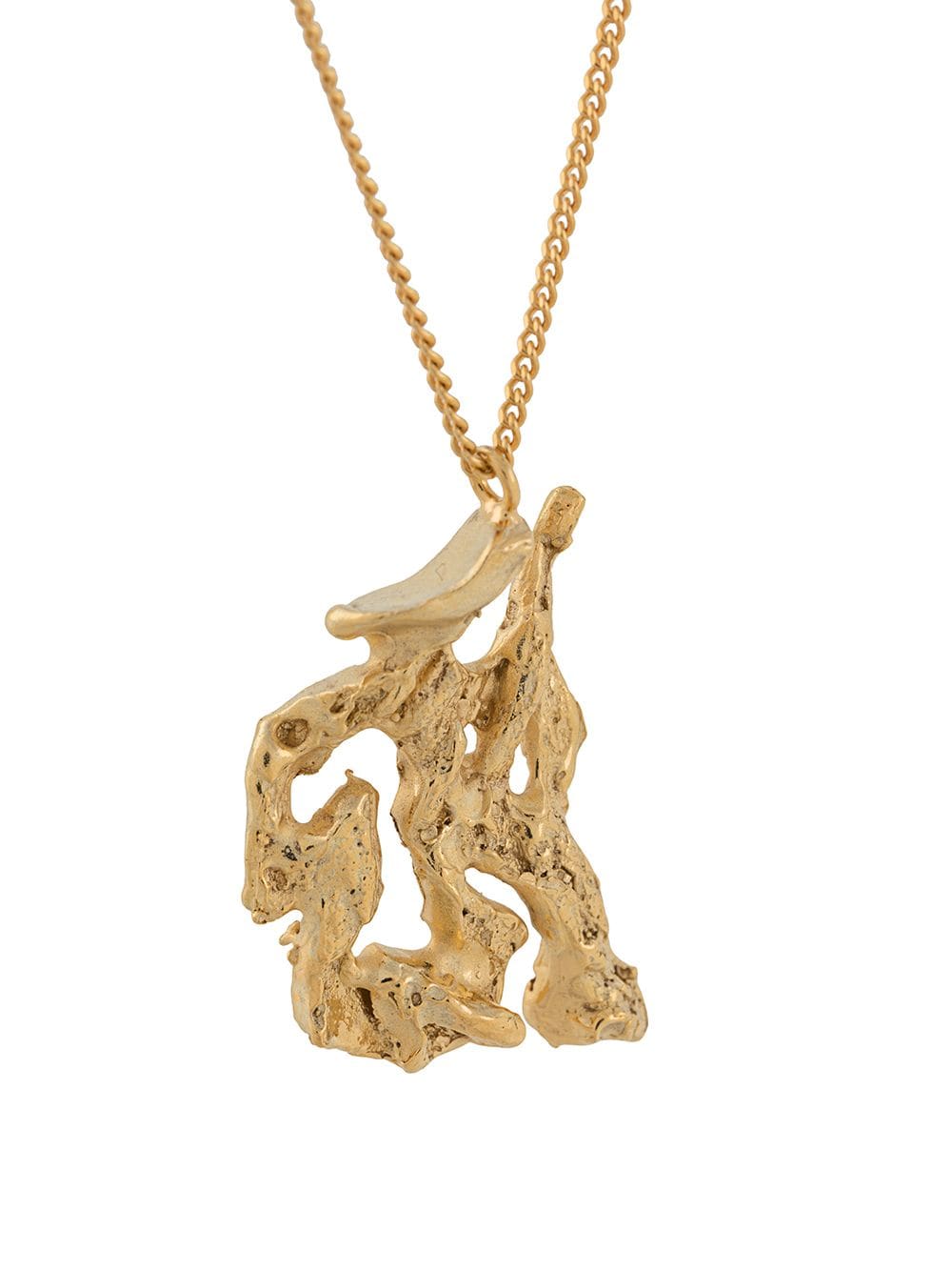 Shop Loveness Lee Snake Chinese Zodiac Necklace In Gold