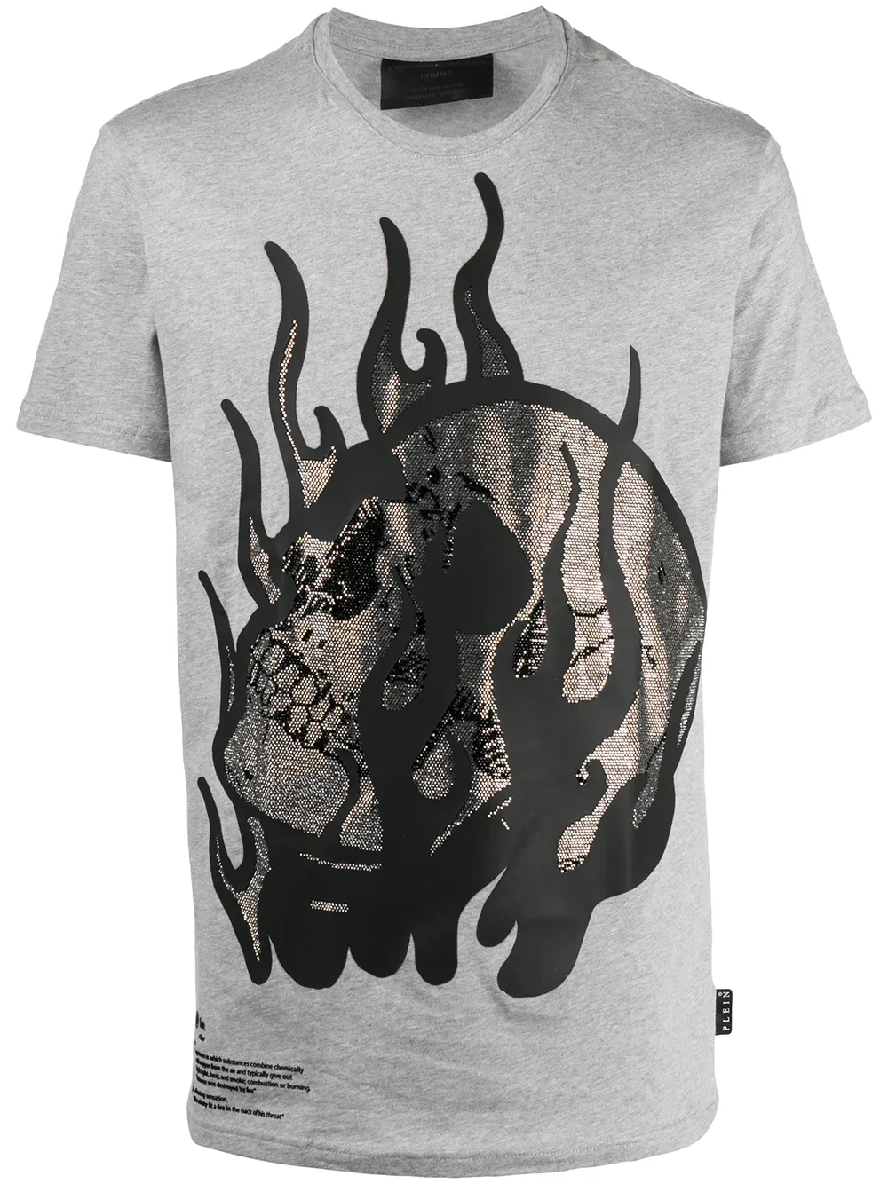 

Philipp Plein round neck Skull T-shirt - Grey