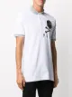 Philipp Plein camouflage skull-print polo shirt