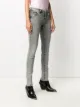 Philipp Plein crystal heart skinny jeggings