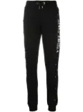 Philipp Plein logo-print track pants - Black